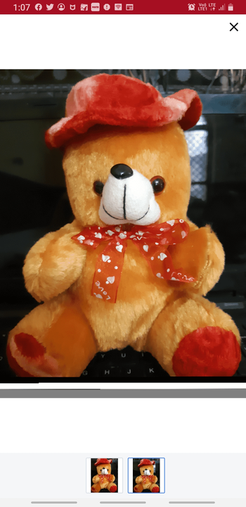 Cap teddy  uploaded by Kartik Toys on 11/30/2022