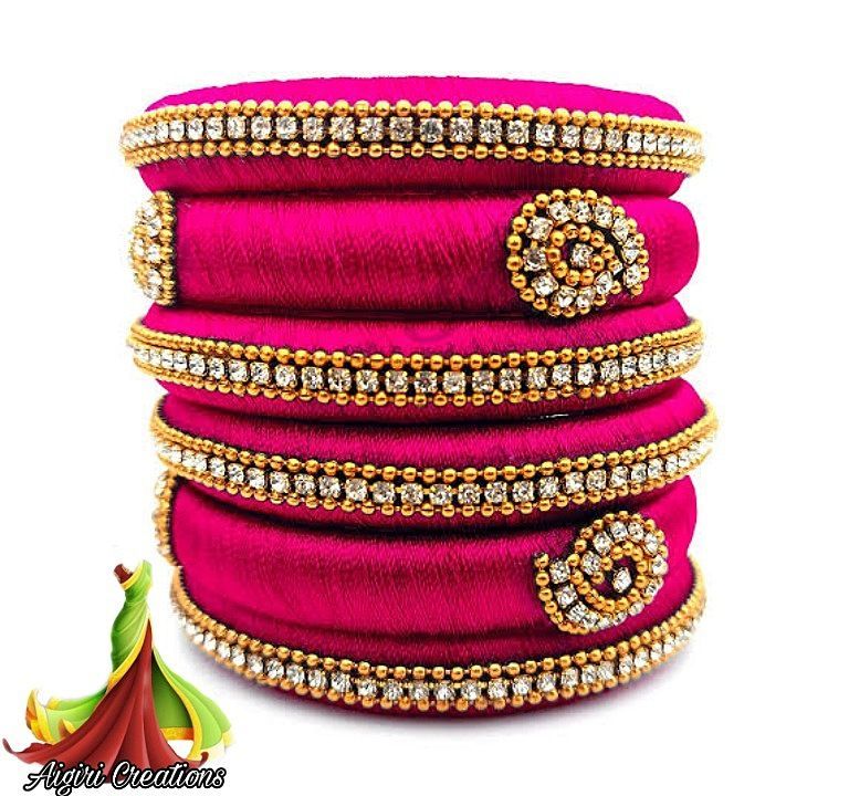 Thread bangles uploaded by Aigiri_Creations_Official on 1/27/2021