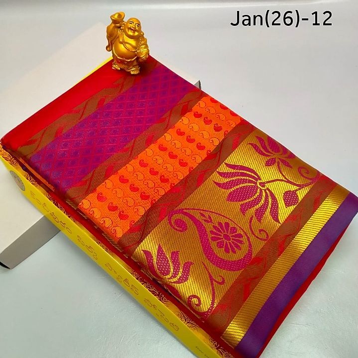 Banarasi silk uploaded by Charu_collection_23  on 1/27/2021
