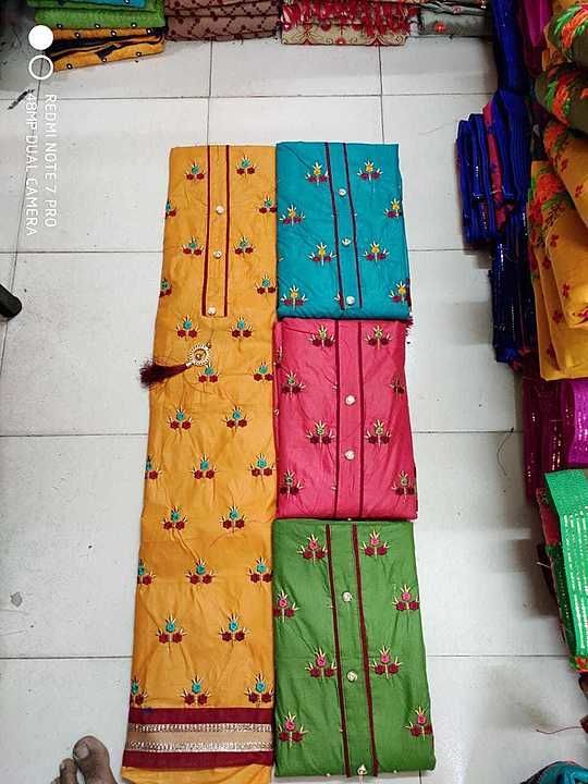 Unstiched Cotton Suit with Dupatta  uploaded by Sainik Traders  on 7/2/2020