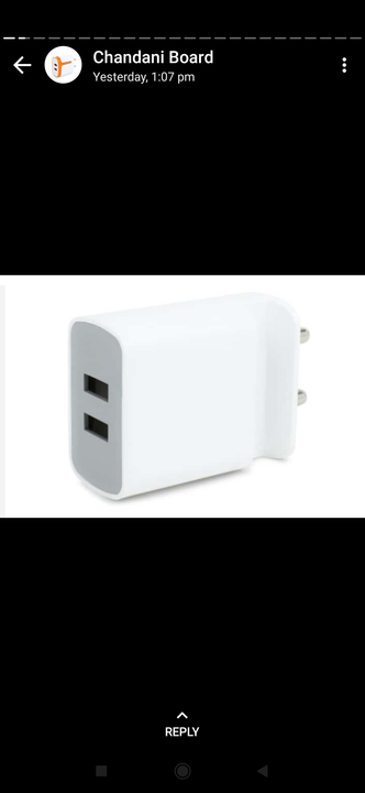 Double usb charger  uploaded by ROYAL DARK TRADERS  on 11/30/2022