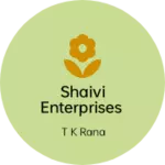 Business logo of Shaivi enterprises