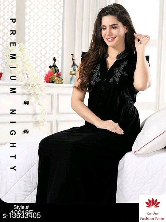 Divine Stylish Women Nightdresses

Fabric: Hosiery
Multipack: 1
Sizes: 
XL (Bust Size: 42 in, Length uploaded by business on 1/27/2021