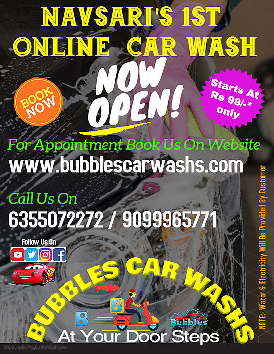 Online Car wash Franchisee  uploaded by Bubbles Car Washs Co. on 7/2/2020