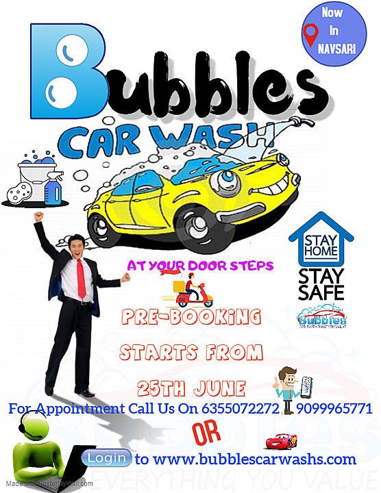 Online car wash Franchisee  uploaded by Bubbles Car Washs Co. on 7/2/2020