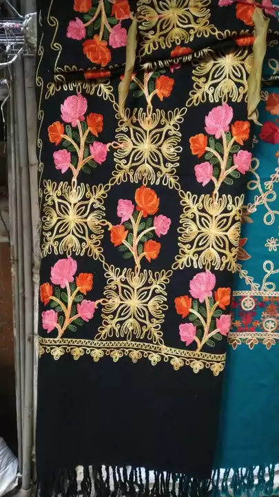 Wollen embroidery shawl at wholesale prices  uploaded by Rv Products on 12/1/2022