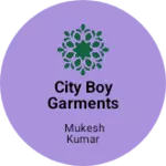 Business logo of City Boy garments surajgarh