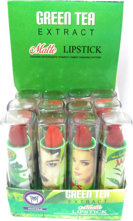 Green tea lipstick pack of 12pc uploaded by NAJA NAJA  on 12/1/2022