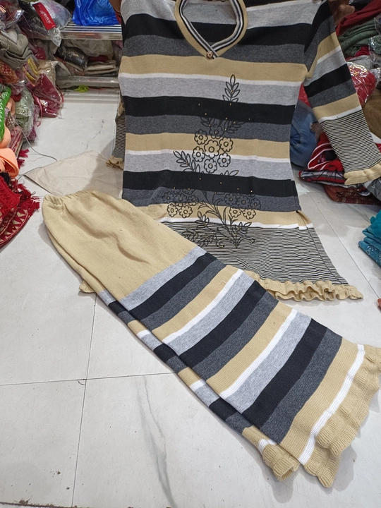 Woolen plazo se uploaded by Shri Ram Traders on 12/1/2022