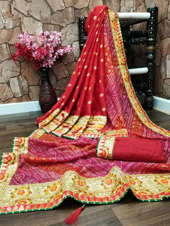 New bridal collection  bandhani saree uploaded by BOKADIYA TEXOFIN on 12/1/2022