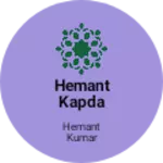 Business logo of Hemant kapda shop
