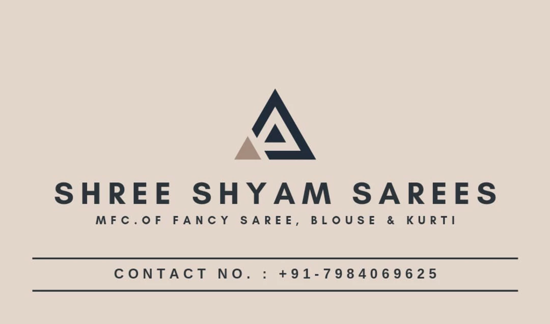Visiting card store images of Shree Shyam Sarees