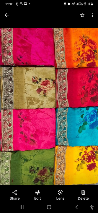 Regular use silk sarees uploaded by Shree siddhi fashion hub on 12/1/2022