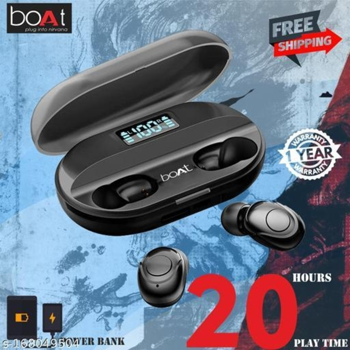 BOAT Airdopes T2 Wireless Earbuds with Warranty uploaded by business on 12/1/2022