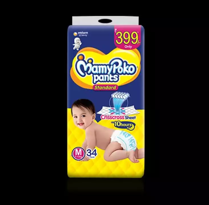 Medium Mamy Poko Pants Baby Diapers Age Group Newly Born