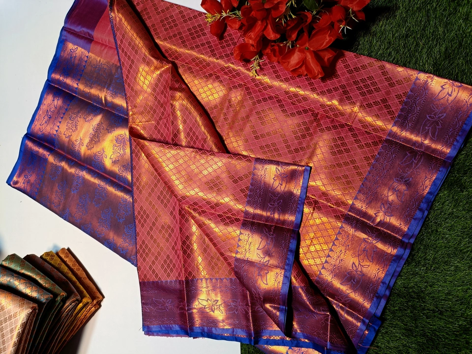 woven kanjivaram soft silk saree  uploaded by business on 12/1/2022