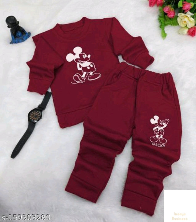 Post image AMBEWORLD mickey mouse CLOTHING SET FOR CHILDREN 
Name: AMBEWORLD mickey mouse CLOTHING SET FOR CHILDREN 
Top Fabric: Wool
Bottom Fabric: Wool
Sleeve Length: Long Sleeves
Top Pattern: Printed
Bottom Pattern: Printed
Net Quantity (N): Single
Add-Ons: No Add Ons
Sizes:
0-1 Years, 1-2 Years, 2-3 Years, 3-4 Years, 4-5 Years
Country of Origin: India