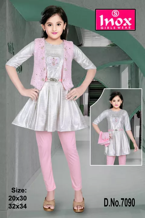 Imported frock with far jaket with leggings  uploaded by S.INOX on 12/2/2022