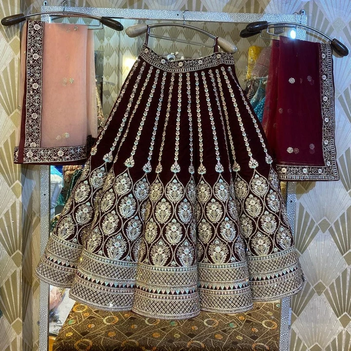Woll design lehenga uploaded by business on 12/2/2022