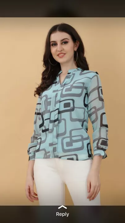 Printed Squared Shirt uploaded by Aum Lifestyle on 12/2/2022