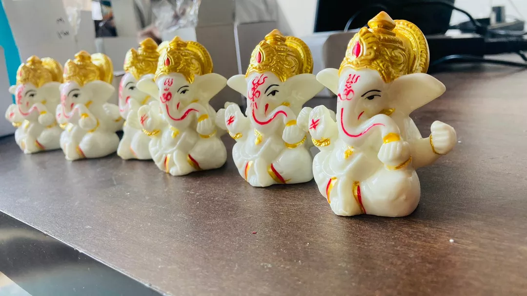 Marble Ganesh Murti uploaded by business on 12/2/2022