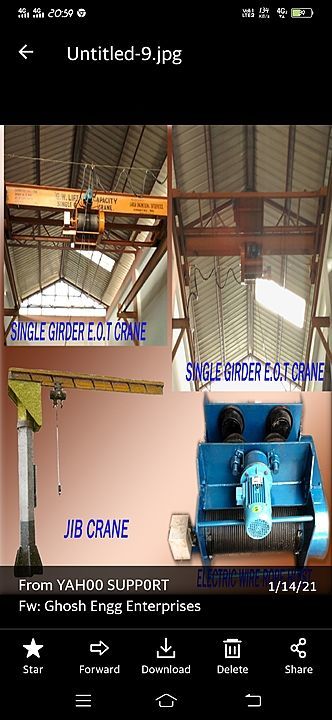 Eot crane, jib crane, electric hoist uploaded by business on 1/27/2021