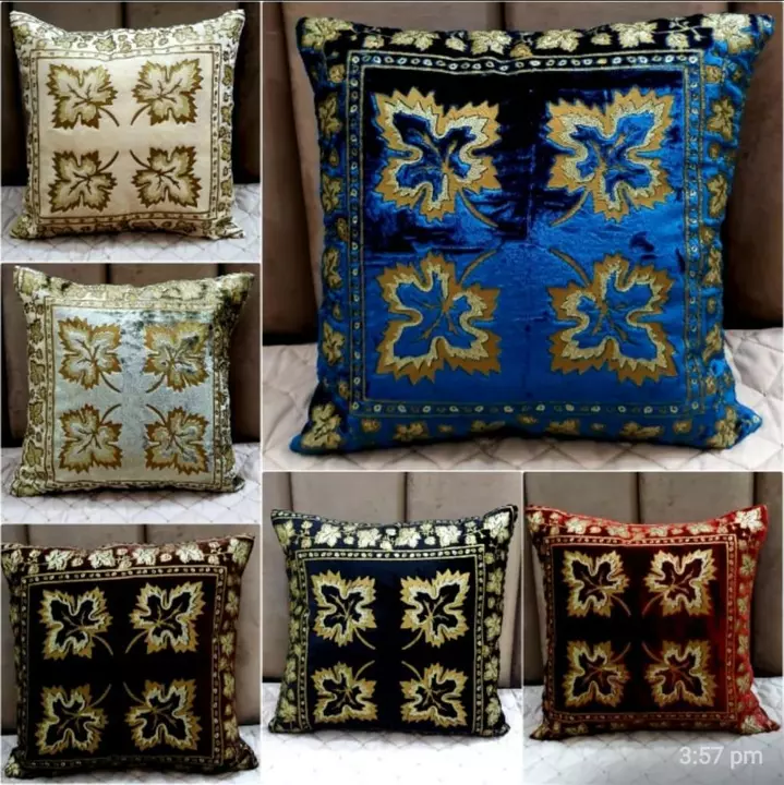 Cushion cover  uploaded by Maharaja loomtex,sofa, curtain, velvet clothes on 12/2/2022