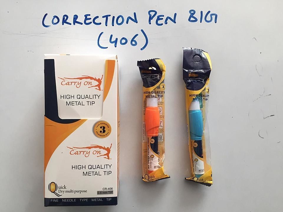 Correction pen 406 single piece packing uploaded by Goel books and stationers on 7/2/2020