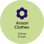 Business logo of Ansari clothes