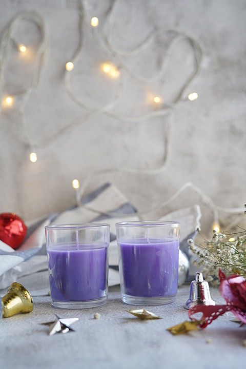 Plain Purple Shot Glass Candle uploaded by Craft Tree on 1/27/2021