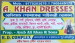 Business logo of A. Khan Dresses
