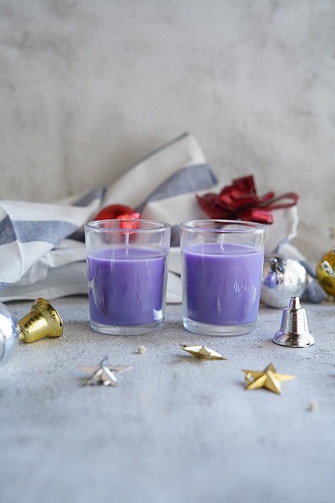 Plain Purple Shot Glass Candle uploaded by Craft Tree on 1/27/2021