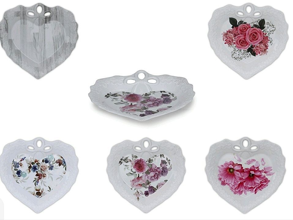 Heart Plate 1 Piece  uploaded by BSH Mega Store  on 1/27/2021