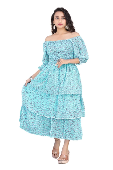 Post image *ABTC Women's Modern Fancy Western Dress*

Type : Readymade Stitched

Fabric : GEORGETTE PRINT

Retail Price: 499 /- Rs 

 Wholesale Price:475/- Rs

MRP : 799 /- Rs

Size:  FREE

Sleeve Length: Short 

Pattern: Print Western Dress

Net Quantity: 1


*ABTC Women's Modern Fancy Western Dress*

Country of Origin: India


*All India Service Available*

*If order &amp; any queries contact me👇*
7984248338,
9265521870