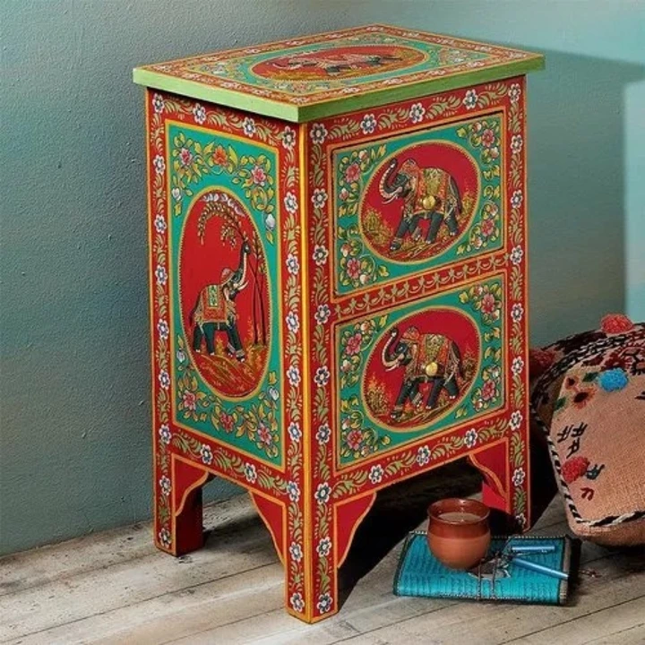 Side box table  uploaded by Girish handicrafts wooden items jod on 12/2/2022