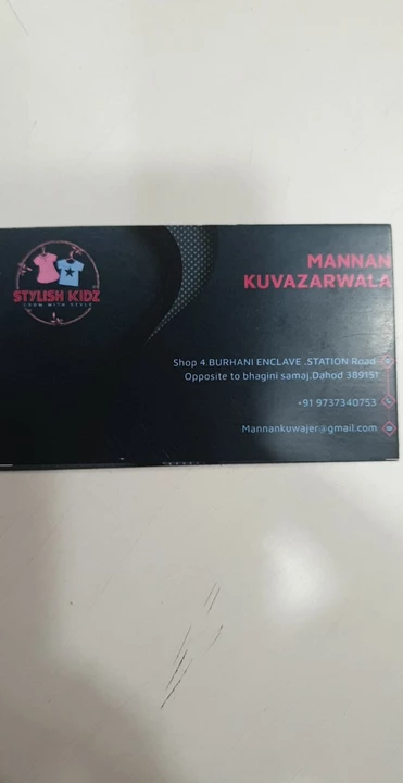 Visiting card store images of STYLISH KIDZ 