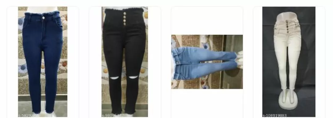 Post image I want 1-10 pieces of Girls jeans at a total order value of 10000. Please send me price if you have this available.