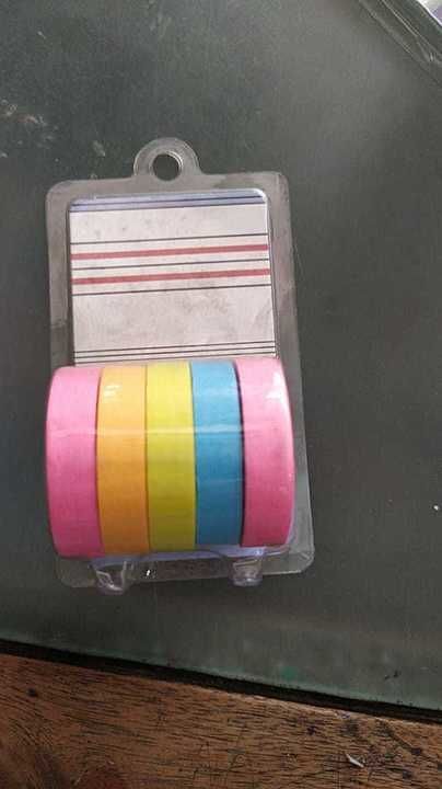 Neon paper tape 9mm uploaded by Goel books and stationers on 7/2/2020