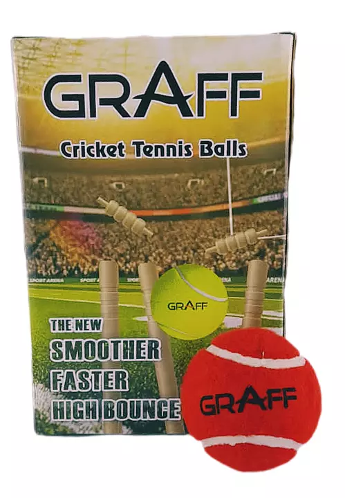 Graff Sports Cricket Tennis Balls (Pack of 6) uploaded by U.S Sports Industries on 12/2/2022