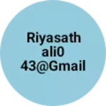 Business logo of riyasathali043@gmail.com