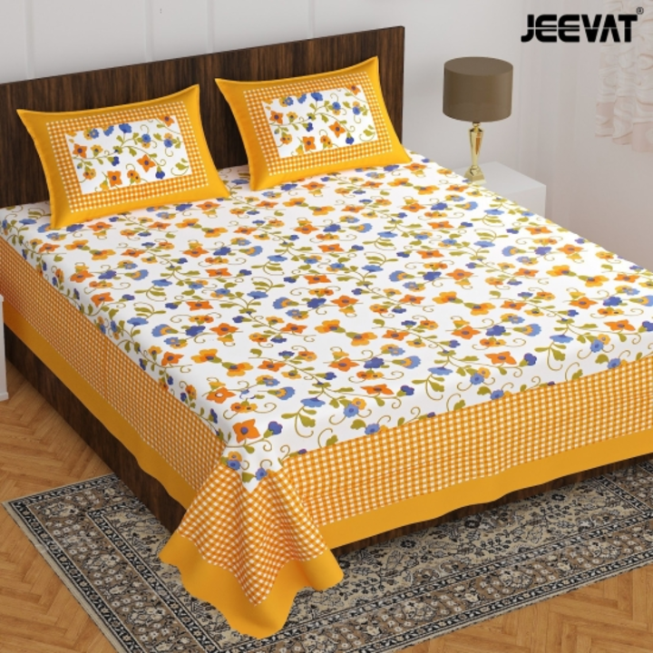 Cotton Double Bedsheet uploaded by M.S Shopping Hub on 12/2/2022
