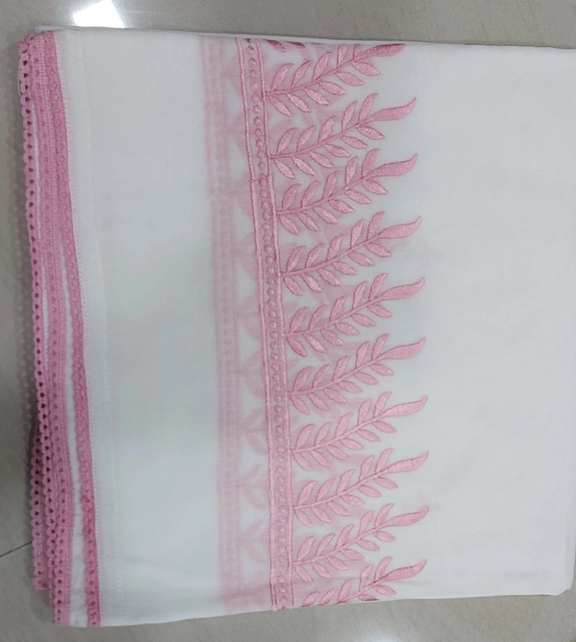 cotton kashmiri work dupatta uploaded by Unique designing and trading on 12/2/2022