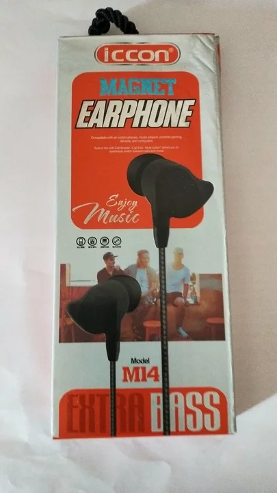 M-14 Earphones 🎧 uploaded by Shankheshwar Enterprises on 12/3/2022