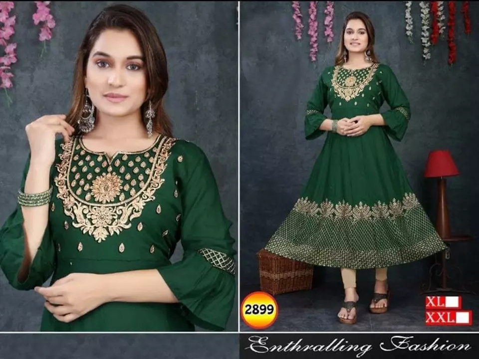 Embroidery Kurtis  uploaded by Glam fashion on 12/3/2022