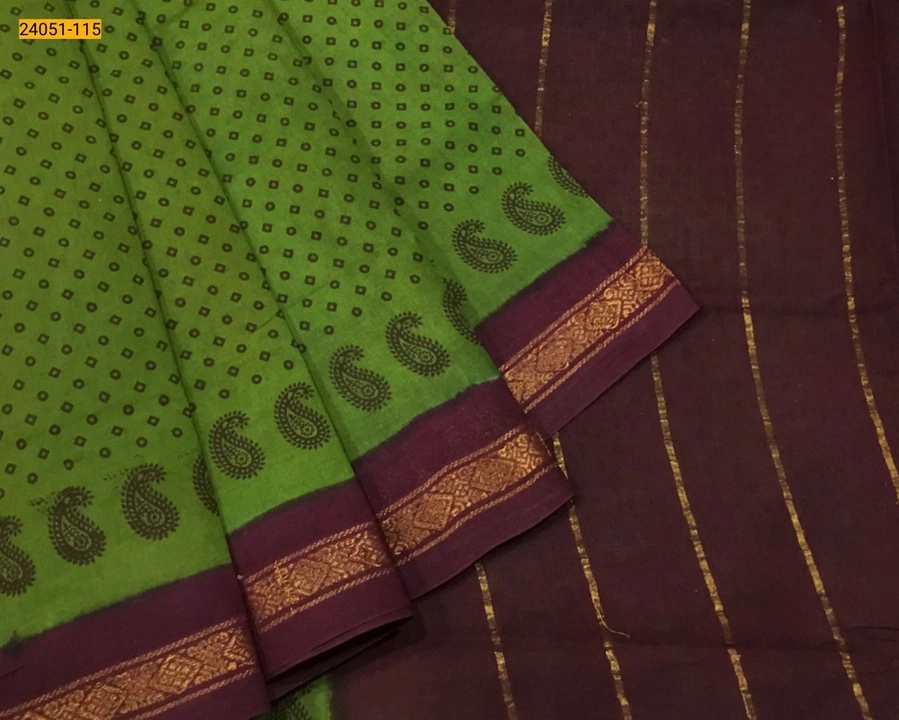 

Sungudi Cotton Printed Saree
 uploaded by business on 12/3/2022