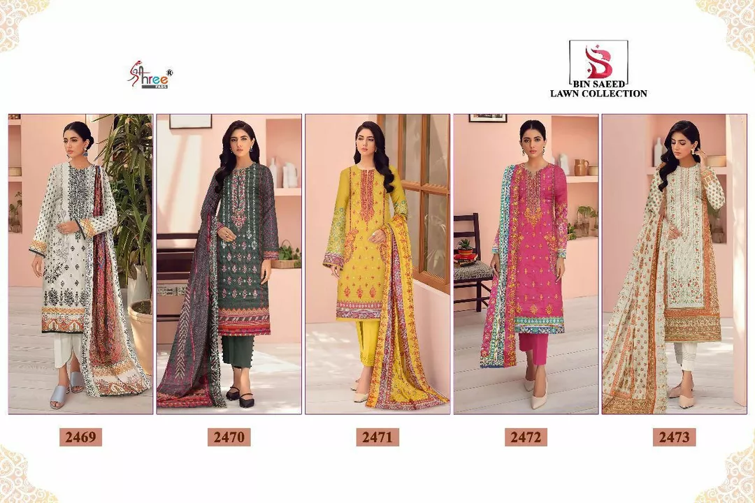 BIN SAEED SALWAR SUIT uploaded by Devyani Fashion on 12/3/2022