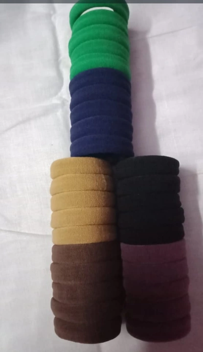 Multicolor hair bands uploaded by Maa Kali Traders on 12/3/2022