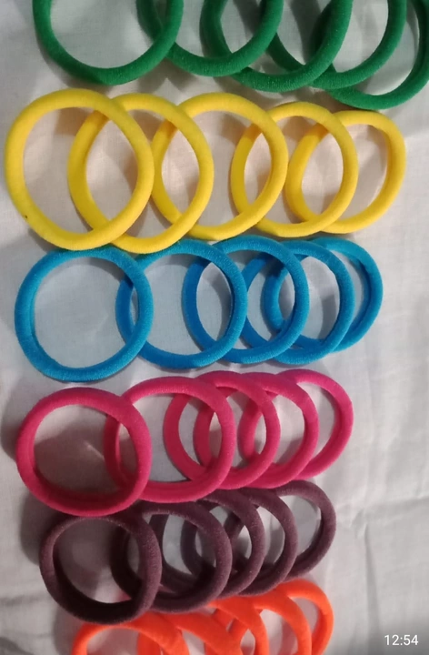 Multicolor hair bands uploaded by business on 12/3/2022