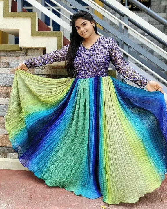 Kç OP *Multi pleated* 🌸 Feel the Fabrics 🌸 AT 1150 ONLY 🌈🏳‍🌈 For Regular updates : uploaded by Angel Fashion Store on 12/3/2022