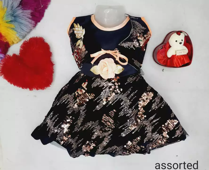 Product image with price: Rs. 145, ID: girls-party-wear-frock-16-18-429c9a97